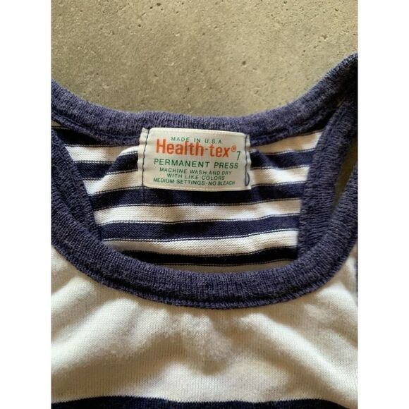 Vintage 80's Surfer Tank Top size 7 Healthtex - Picture 2 of 2